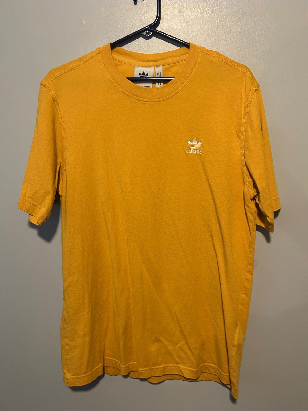 Men’s adidas Yellow Short Sleeve Tee